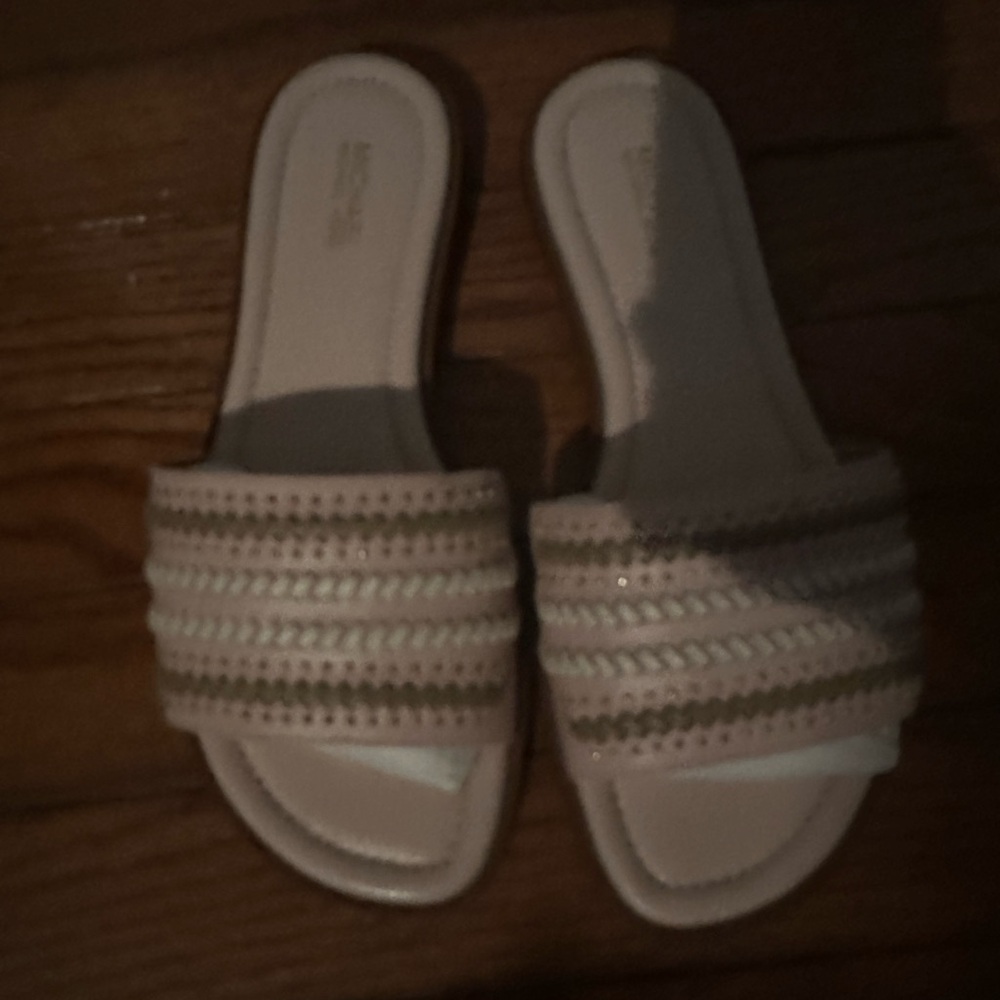 Michael Kors Tan Slide Sandals